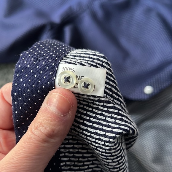 Linea In dress shirt Italian made noniron comfort fit - Picture 12 of 16